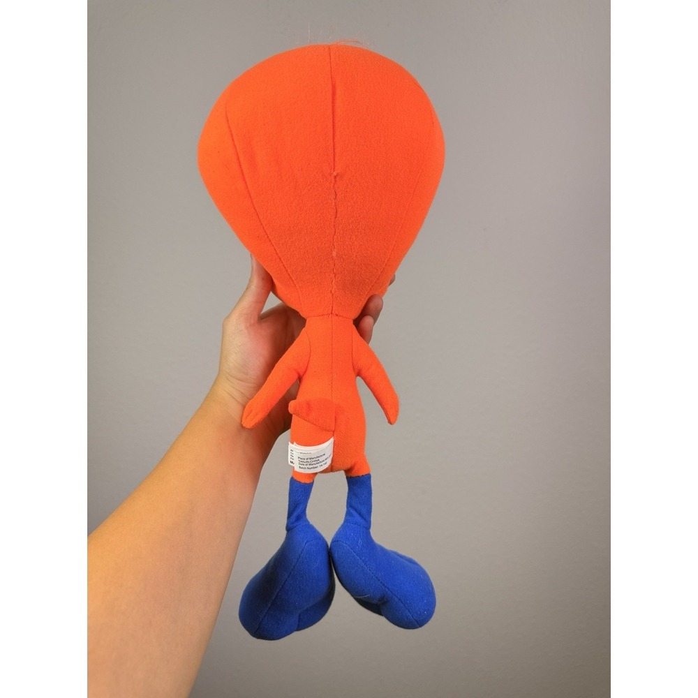 Tweety Bird Looney Tunes Warner Bros Small Plush Orange Blue VTG 2000s - Picture 3 of 6